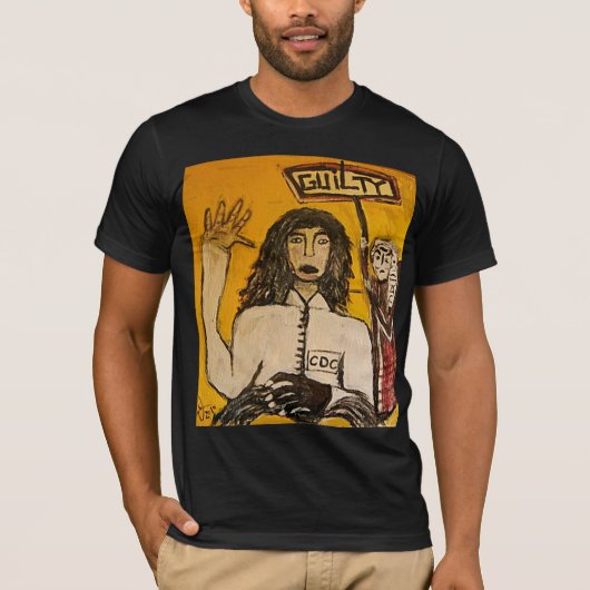 RASTA WITCH TRIALS GUILTY T-SHIRT (Voorkant)