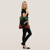 Rasta Woman Peace & Love Tote Bag (Op model)