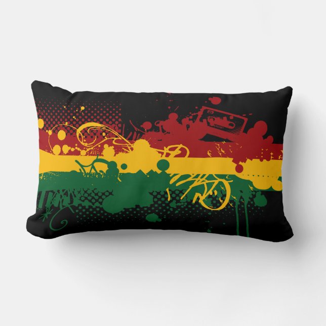 Rasta Ziel Kussen (Voorkant)