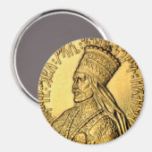 Rasta Zijne imperiale Majesteit Selassie I Magnet (Voorkant / Achterkant)