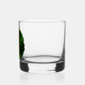 Rasta zwart meisje vrouw afro rood geel groen whisky glas (Links)