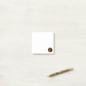 Rasta zwarte meisje vrouw afro rood geel groen post-it® notes (Op bureau)