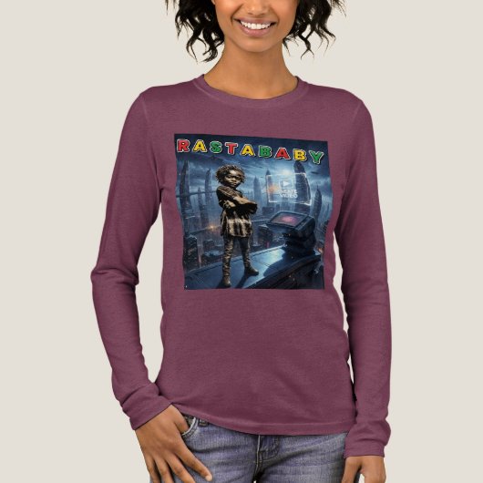 RASTABABY Tri-Blend SHIRT (Voorkant)