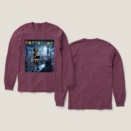 RASTABABY Tri-Blend SHIRT (Voorkant /achterkant)