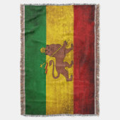 Rastafaarse vlag Deken (Voorkant Verticaal)