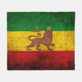  Rastafaarse vlag Fleece Deken (Voorkant (Horizontaal))