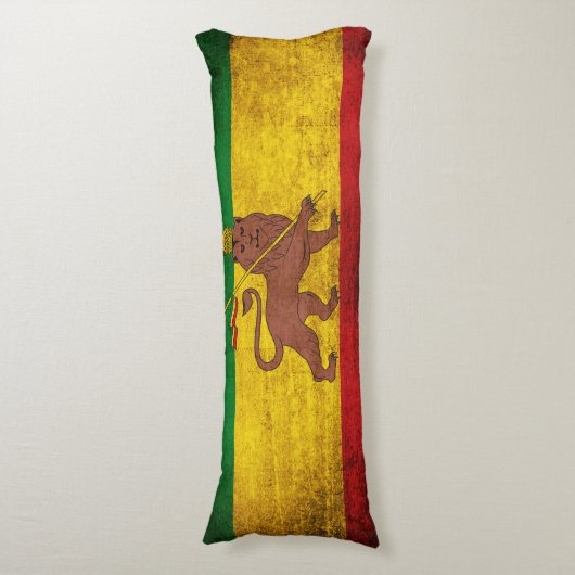  Rastafaarse vlag Lichaamskussen (Voorkant Verticaal)