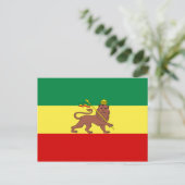 Rastafaarse vlag (Rastafarianisme) (Rasta) Briefkaart (Staand voorkant)