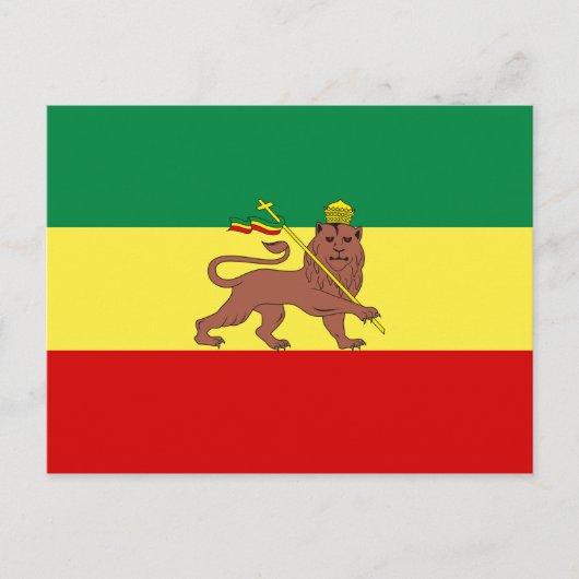 Rastafaarse vlag (Rastafarianisme) (Rasta) Briefkaart (Voorkant)