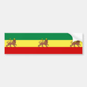 Rastafaarse vlag (Rastafarianisme) (Rasta) Bumpersticker (Voorkant)