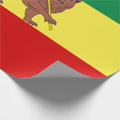 Rastafaarse vlag (Rastafarianisme) (Rasta) Cadeaupapier (Hoek)