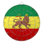 Rastafaarse vlag (Rastafarianisme) (Rasta) Dartbord (Voorkant)