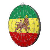 Rastafaarse vlag (Rastafarianisme) (Rasta) Dartbord (Voorkant Rechts)