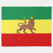 Rastafaarse vlag (Rastafarianisme) (Rasta) Fleece Deken (Voorkant (Horizontaal))