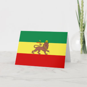 Rastafaarse vlag (Rastafarianisme) (Rasta) Kaart