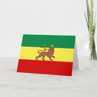 Rastafaarse vlag (Rastafarianisme) (Rasta) Kaart