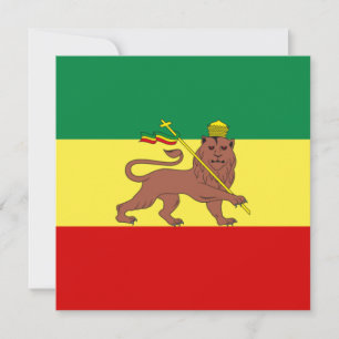 Rastafaarse vlag (Rastafarianisme) (Rasta) Kaart