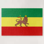 Rastafaarse vlag (Rastafarianisme) (Rasta) Legpuzzel<br><div class="desc">Dit ontwerp is voorzien van de vlag van de Rastafari-beweging, een religie die zich in Jamaica in de jaren dertig ontwikkelde. Er is geen centrale autoriteit voor de controle op de beweging en er bestaat een grote verscheidenheid onder de beroepsbeoefenaars, die bekend staan als Rastafari, Rastafari of gewoon Rastas. Rasta-overtuigingen...</div>