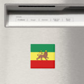 Rastafaarse vlag (Rastafarianisme) (Rasta) Magneet (Insitu (Vaatwasser))