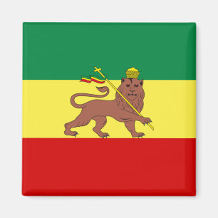 Rastafaarse vlag (Rastafarianisme) (Rasta) Magneet