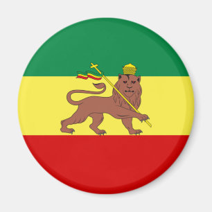 Rastafaarse vlag (Rastafarianisme) (Rasta) Magneet