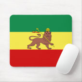 Rastafaarse vlag (Rastafarianisme) (Rasta) Muismat (Met muis)