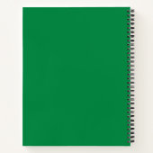 Rastafaarse vlag (Rastafarianisme) (Rasta) Notitieboek (Achterkant)