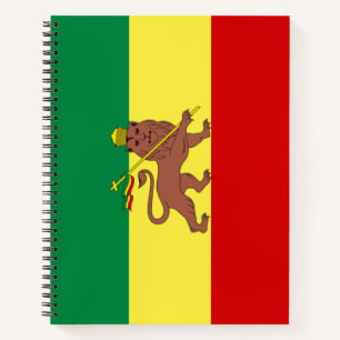 Rastafaarse vlag (Rastafarianisme) (Rasta) Notitieboek