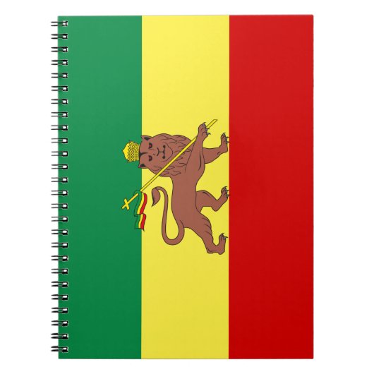 Rastafaarse vlag (Rastafarianisme) (Rasta) Notitieboek (Voorkant)