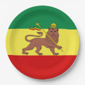 Rastafaarse vlag (Rastafarianisme) (Rasta) Papieren Bordje (Voorkant)