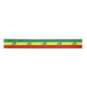 Rastafaarse vlag (Rastafarianisme) (Rasta) Satijnen Lint (Voorkant)