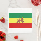 Rastafaarse vlag (Rastafarianisme) (Rasta) Servet (Insitu)