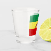 Rastafaarse vlag (Rastafarianisme) (Rasta) Shot Glas (Links)
