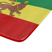 Rastafaarse vlag (Rastafarianisme) (Rasta) Snijplank (Hoek)