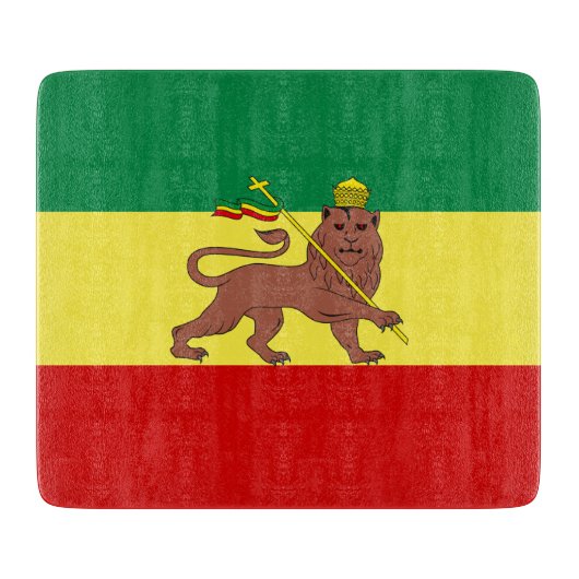 Rastafaarse vlag (Rastafarianisme) (Rasta) Snijplank (Voorkant)
