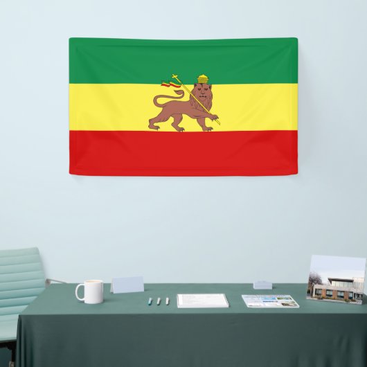 Rastafaarse vlag (Rastafarianisme) (Rasta) Spandoek (Beurs)