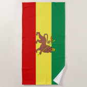 Rastafaarse vlag (Rastafarianisme) (Rasta) Strandlaken (Voorkant)