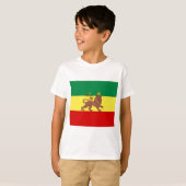Rastafaarse vlag (Rastafarianisme) (Rasta) T-shirt (Voorkant volledig)