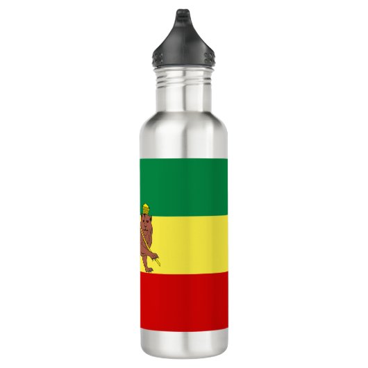 Rastafaarse vlag (Rastafarianisme) (Rasta) Waterfles (Rechts)