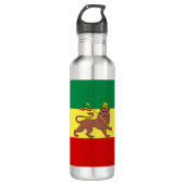 Rastafaarse vlag (Rastafarianisme) (Rasta) Waterfles (Voorkant)