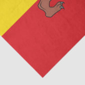 Rastafaarse vlag van Ethiopië Lion Judah Tissuepapier (Detail)