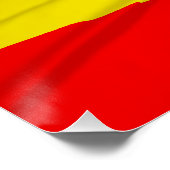 Rastafaire vlag perfect poster (Hoek)