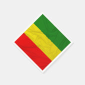 Rastafaire vlag servet (Hoek)