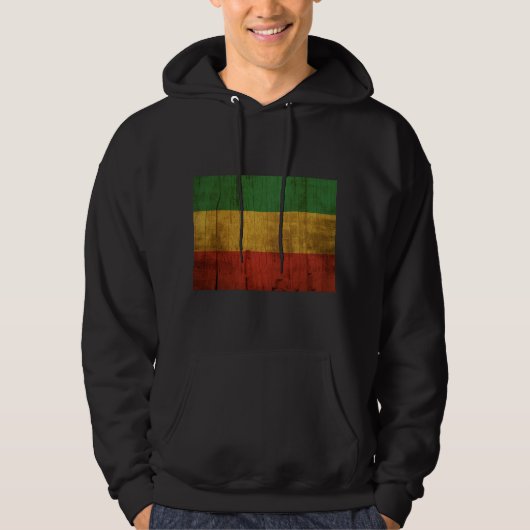Rastafara Flag - Jah Rastafari Rasta Queen Hoodie (Voorkant)