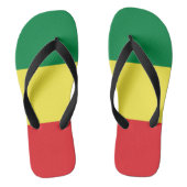 Rastafara Power - Rasta - Reggae Flip Flops (Voetbed)