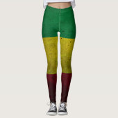Rastafara Power - Rasta Yoga - Reggae Leggins Leggings (Voorkant)