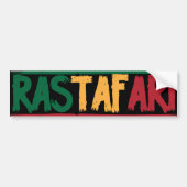 Rastafari Bumpersticker (Voorkant)