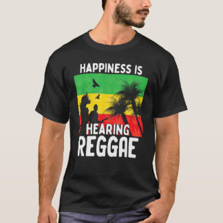 Rastafari Caribisch gebied Rasta Reggae Music Love T-shirt