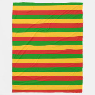 RASTAFARI DE KLEUREN VAN DE VLAG + uw ideeën Fleece Deken