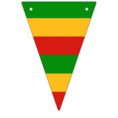 RASTAFARI FLAG COLORS - STRIPES VLAGGETJES (Tweede vlag)